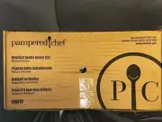 HTF Pamper Chef Nonstick Double Burner Grill Pan New In The Original Box!