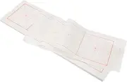 TEHAUX 200 Sheets Grid Rice Paper Paper Patterned Writing Practice Pattern Grid Calligraphy Kits for Beginners Calligraphy Practice White