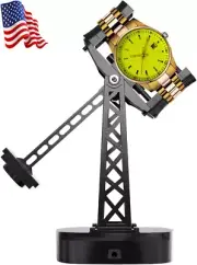 Single Watch Winder for Automatic Watches,Timer Shutdown,Adjustable Speed,Self