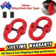 Qty2 10mm 3.15T HammerLock Chain Connector Connecting Link 4X4 Coupler Lifting
