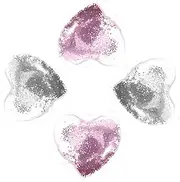 Eye Gel Pack 4pcs Heart-shaped under Eye Patches for Cooling Dark Circle Reduction