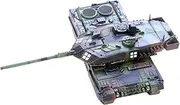 1:72 Alloy Ukraine Leopard 2A6 Main Battle Tank Model Armored Vehicle Science Exhibition Model