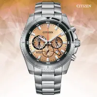 在飛比找PChome24h購物優惠-CITIZEN 星辰Chronograph 碼錶計時 三眼不