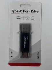 Vansuny 64GB Type C Flash Drive 2 in 1 OTG USB 3.0 + USB C Memory Stick