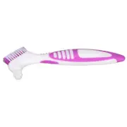 False Teeth Cleaning Brush Double Sided Portable Denture Toothbrush For Fals EUJ