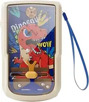 Pinball Machine | Dinosaur Pinball Machine for Adults,Handheld Professional-Grade Gameplay Toy Kids, Indoor Sports Entertainment for Boys Girls Children