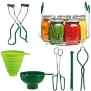 8 Pcs Canning Kit, Stainless Steel Canning Supplies Starter Kit, Canning Rack...