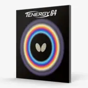 Butterfly Tenergy 64 Table Tennis Rubber 2.1mm Red/Black - Made in Japan