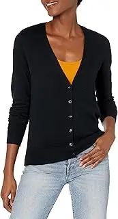 [Amazon Essentials] Women's Lightweight Vee Cardigan Sweater