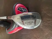 Adams Idea A12 4 Iron Hybrid 21 * Stiff Flex Graphite - Left Handed
