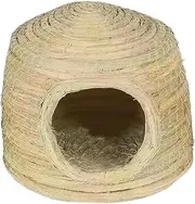 Bird Nest for Cage Straw Woven Bird House for Cage 11.8x8.3 Inch Warm Windproof Parakeet Nesting Box Portable Nesting Box for Birds Pigeons and Parrots Parakeet