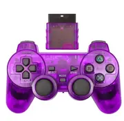 Wireless Vibrating Gamepad for Sony ps2 Gaming Controller for Playstation 2 Joystick for PC Joypad USB Game Controler Purple