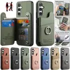 For Samsung A06 A16 A56 A05 A55 A54 A53 A33 Leather Wallet Case Ring Stand Cover
