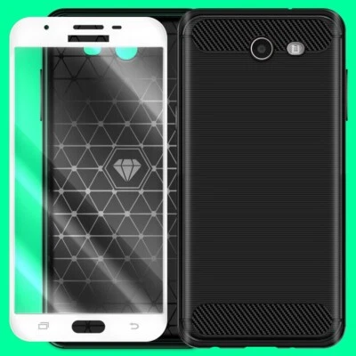 Premium Real Screen Protector TPU Case for AT&T Samsung Galaxy J3 2017 SM-J327A