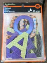 Halloween "Haunted" Chipboard Letters By Recollections NEW