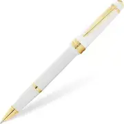 Cross Bailey Light Rollerball Pen White&Gold Business University with Gift Box