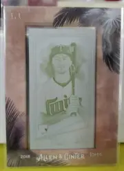 2018 Topps Allen Ginter Mini Parallel RC Zack Granite Printing Plate #/'d 1/1