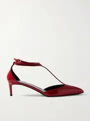 [KHAITE] KHAITE - Mia Patent-leather Pumps - Red - IT38 IT 38 Red