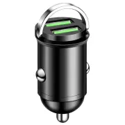 200W Dual USB Car Charger Fast Charging for iPhone QC3.0 Mini USB Car Phone Charger for Xiaomi for Samsung Huawei Honor
