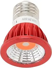 Reptile Heat Lamp Bulb, Low Power Turtle Basking Light Bulb Infrared Professional 2W for Turtle for Hedgehog for Lizards (ND-28 220v)