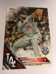 2016 Topps Update Jumbo 5x7 Kenley Jansen Dodgers US172 AS #’d 06/49