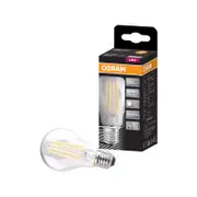 Osram A Shape Filament ES LED 806lm Cool White 7W Light Globe - 1 Pack