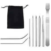 8 Pack Paracord FID Lacing NeedlesSonku Stainless Steel Stitching Set with Sm...