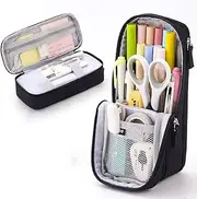 iSuperb Standing Pencil Case Teenager Pencil Case Foldable Students Mobile Phone Standing Pen Bag Large Pencil Bag School Pencil Case School Pencil Case Girls Stand Pencil Case