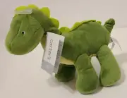 NWT Carters Green Plush Dinosaur Dino Dragon 2015 Baby Toy Lovey 15091 RARE