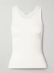 [FFORME] FFORME - Pari Stretch-silk Jersey Tank - White - x small x small White
