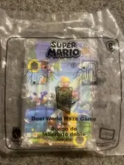 McDonald's Happy Meal Super Mario Dual World Maze Game -Toy #8 - 2018 New