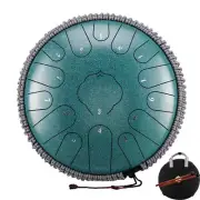 Glucophone Steel Tongue Drum C 13 inch 15 Notes Ethereal Drum Handpan Percussion