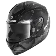 Ridill 1.2 Mecca Matt Black Anthracite Silver Full Face Helmet