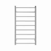 Forme Dakota 9 Bar Round Narrow Profile Heated Towel Rail