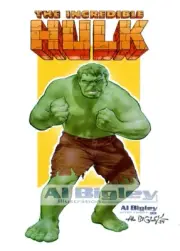 INCREDIBLE HULK Custom Color Painting! 70s Silver/Bronze-Age! Herb Trimpe!