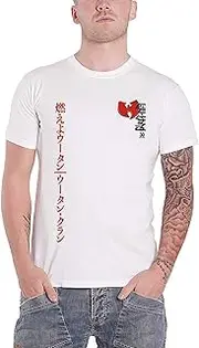 [Wu-Tang Clan] Wu Tang Clan T Shirt Swords Logo Official Unisex White