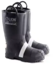 LION FIRE BOOTS BY THOROGOOD 807-6003 Insulated Firefighter Boots Size 10 M NEW