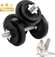 Adjustable Dumbbells Set Cast Iron 40LBS/60LBS with Connector Strength Training