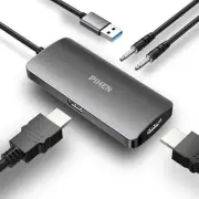 PIHEN Video Capture Card Device 4K 60FPS HDMI USB Video/Audio Recorder PH-CJQ005