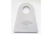 Meziere Weld-On Flat Tab 4130 Steel Suit Flat Surface w/ 7/16" Hole Qty: 4