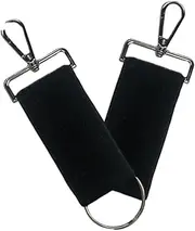 Glove Belt Keeper Strap - Rotatable Glove Clip with Clip and,2X Gloves Keeper, Hook and Loop Clip for Carrying Gloves
