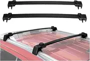 STIDPFZX 2pcs Black Car Roof Rack Cross Bars Compatible for Jeep Compass 2011-2016