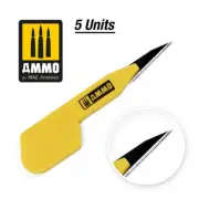 AMMO by Mig Jimenez Precision Scalpel Straight (5 scalpels in plastic blister)