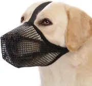 Dog Muzzle, Soft Mesh Muzzle for Small Medium Large Dogs Labrador