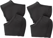 2Pairs Durable Cloth Ankle Pads for Protective Heel Support Comfortable Ankle Cushions for Casual Shoes Boots and Sneakers Designed for Men and Women
