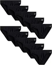 [Reebok] Men’s Underwear – Low Rise Briefs with Contour Pouch (10 Pack)