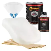 HOT ROD FLATZ Ermine White Quart Kit URETHANE Flat Auto Car Paint Kit