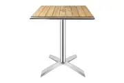 Bolero Ash Flip Top Square Bistro Table 600mm - Cafe Tables (GK991) - GK991