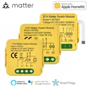 Matter WiFi Smart Switch Module for Home Automation with HomeKit/Alexa/Google