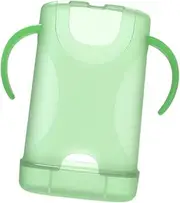 Eigell Kids Snack Pouch Holder for Juice Boxes with Non-Slip Base, green